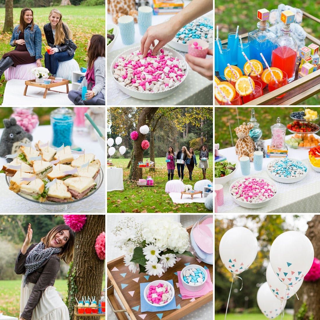 outdoor baby shower decor ideas