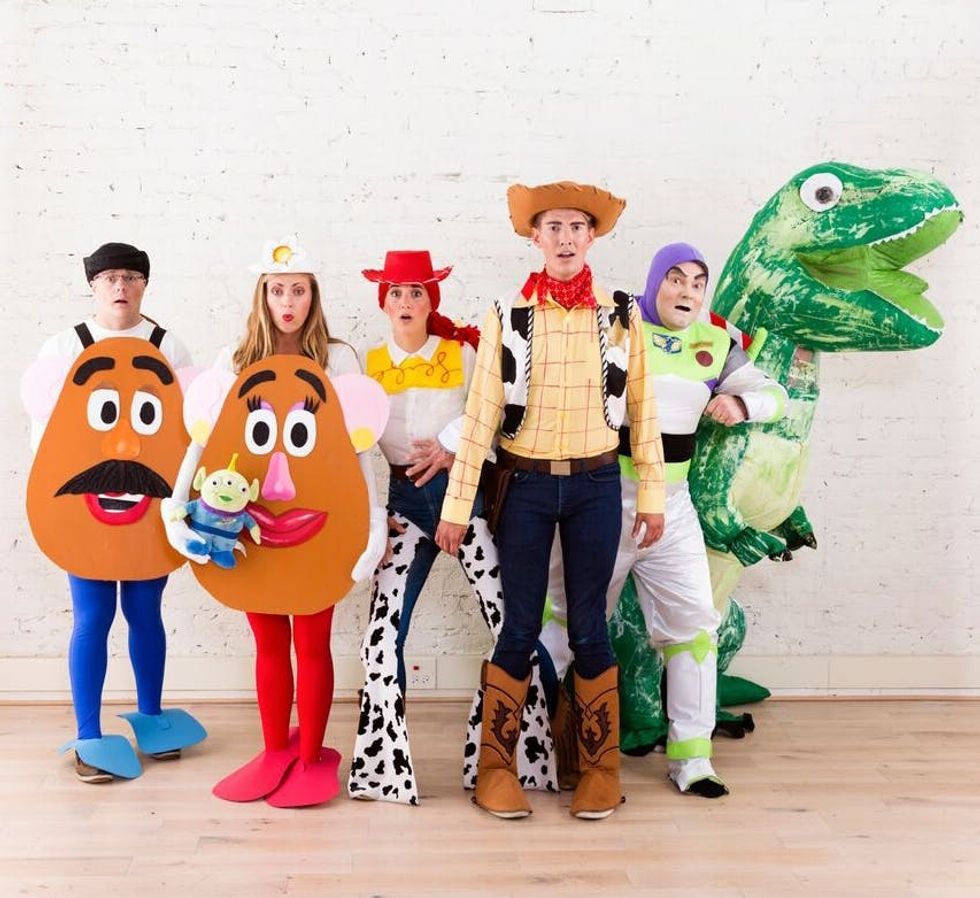 Reach for the Sky With This 'Toy Story' Group Halloween Costume Brit + Co