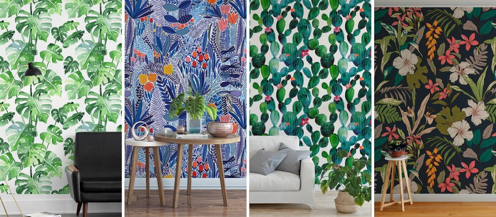 10 Trendy Temporary Wallpapers Every Plant Lady Will Love