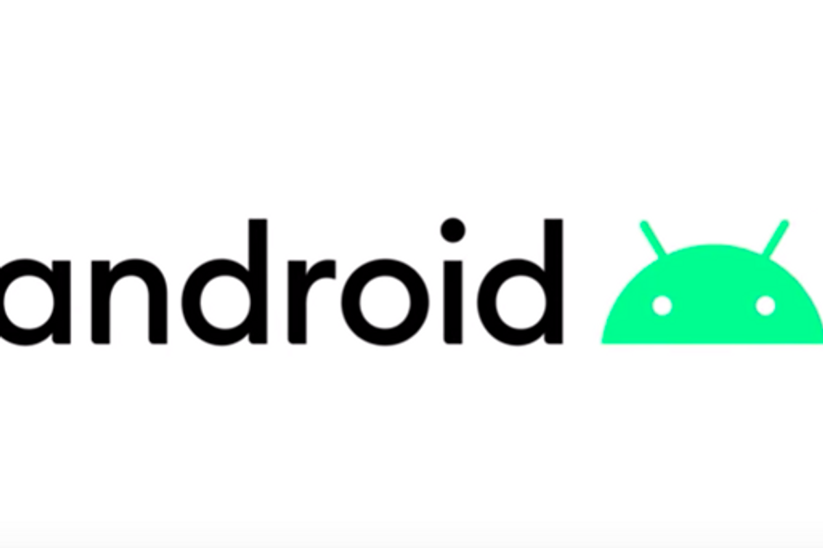 The word "android" in lower case letters with a green robot