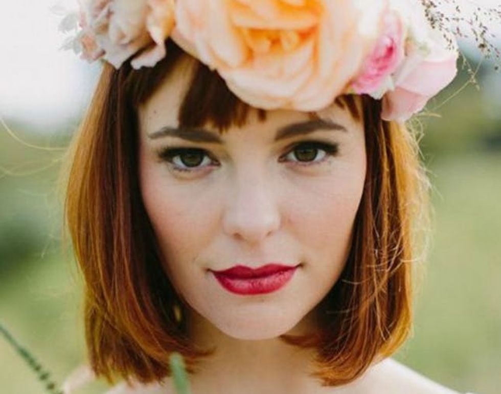 25 Wedding Hairstyles For Short Hair Brit Co