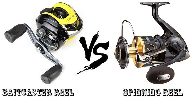 baitcasting vs spinning reel