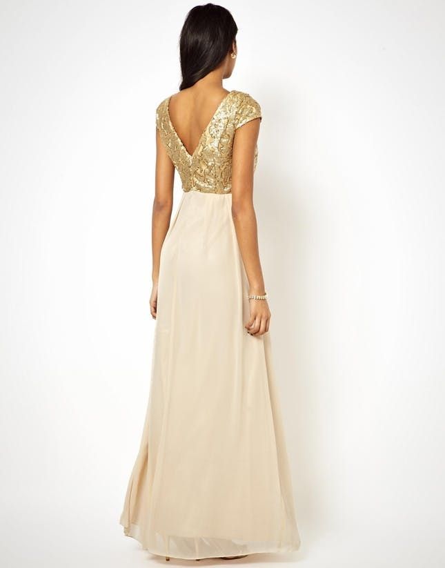 golden era glitter dress