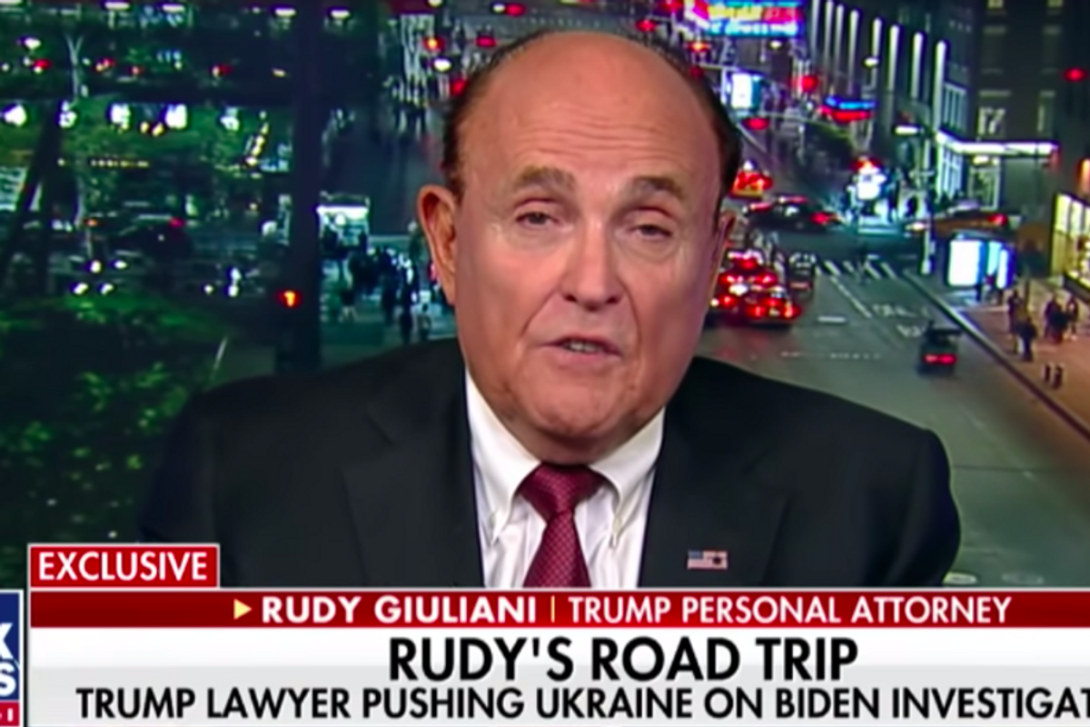 Rudy Giuliani Is Just Asking Questions