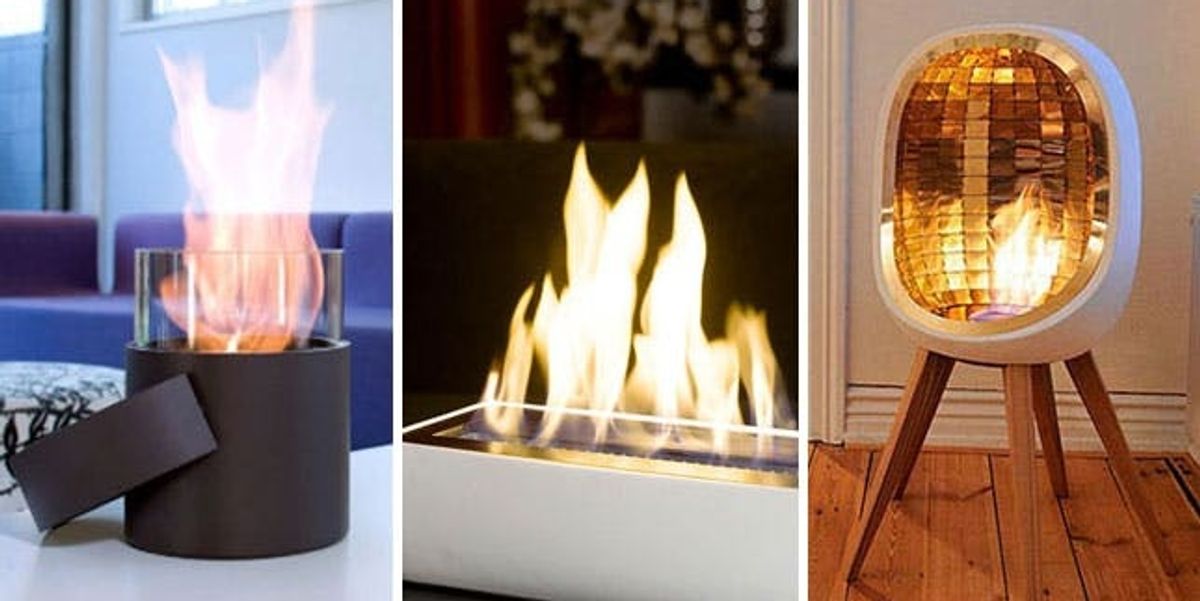 10 Portable Fireplaces For Petite Places Brit Co