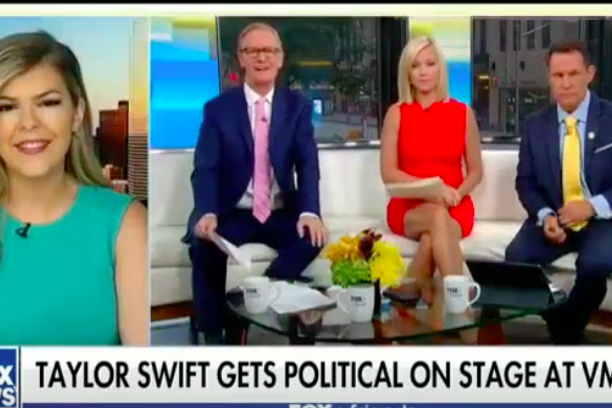 'Fox & Friends' Idiot Wishes Taylor Swift Would Stop Cramming Gays Down Everybody's Throat