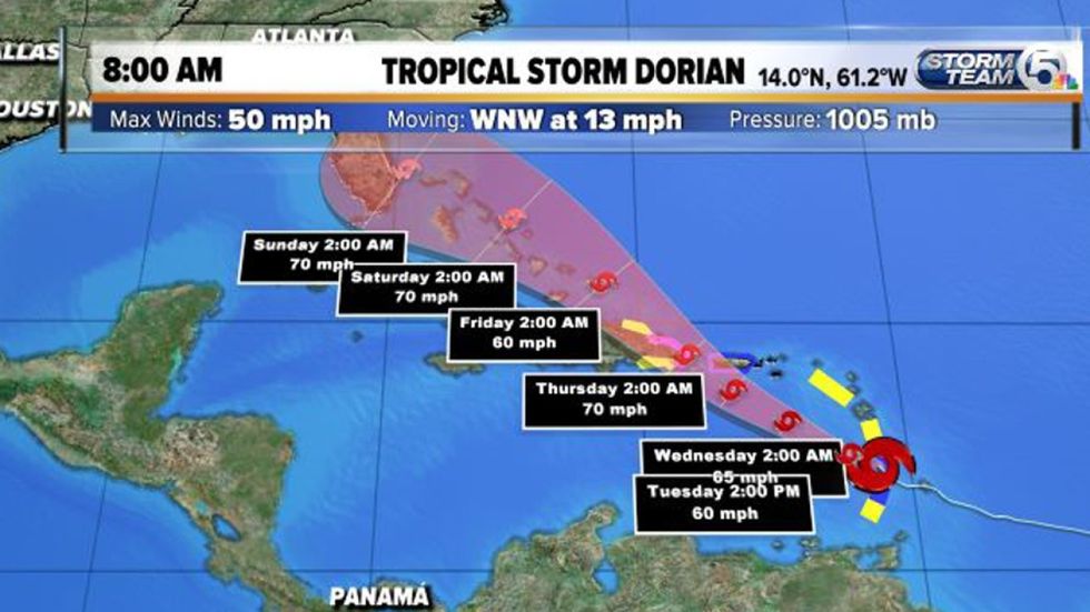 tropical storm dorian