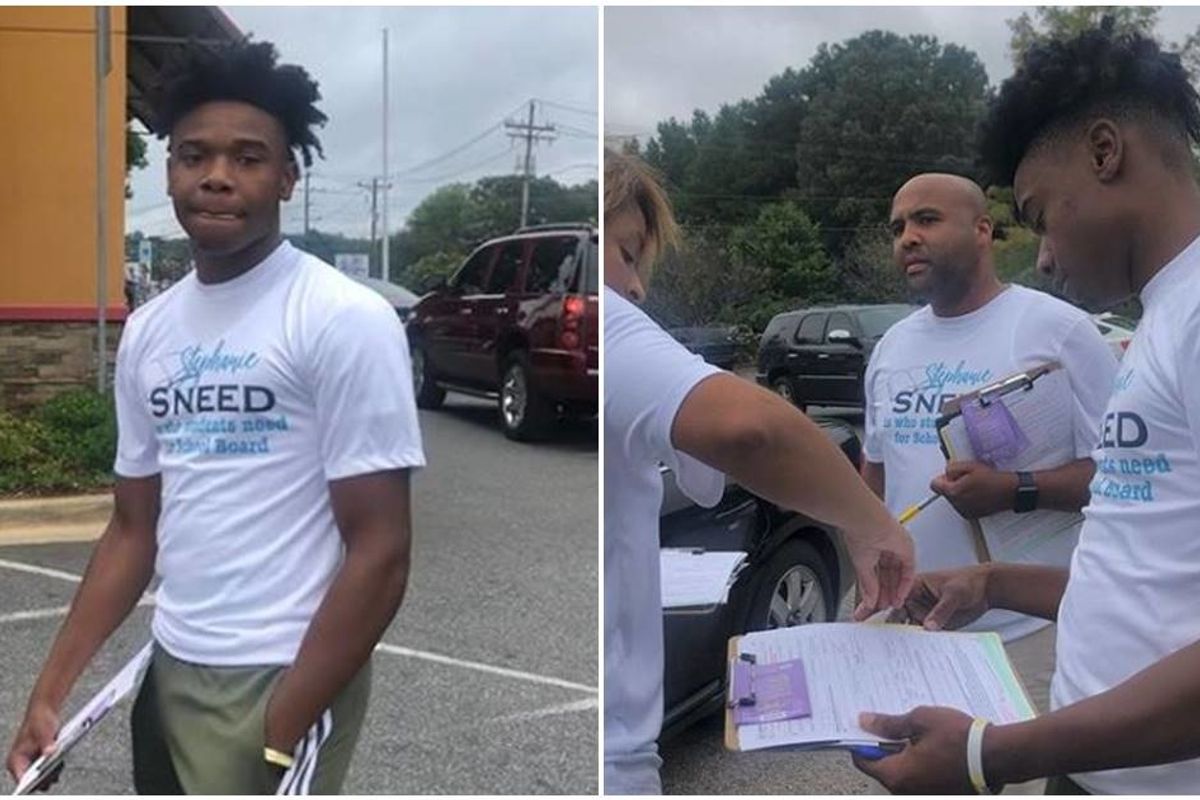 A teenager took advantage of Popeyes' long chicken sandwich lines by registering people to vote