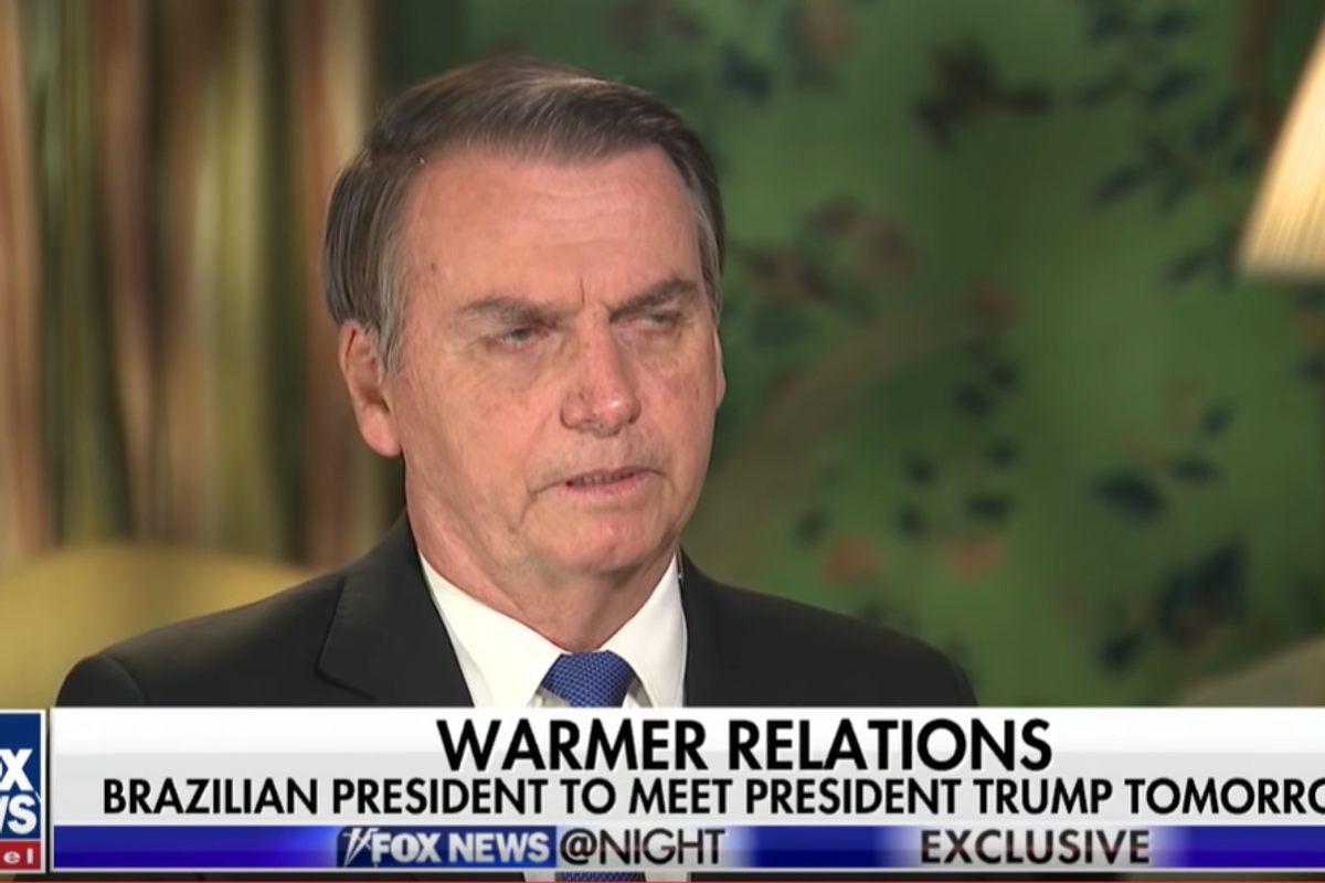 Brazilian Trump Knows Only Pissing Contests With Emmanuel Macron Can Stop Forest Fires