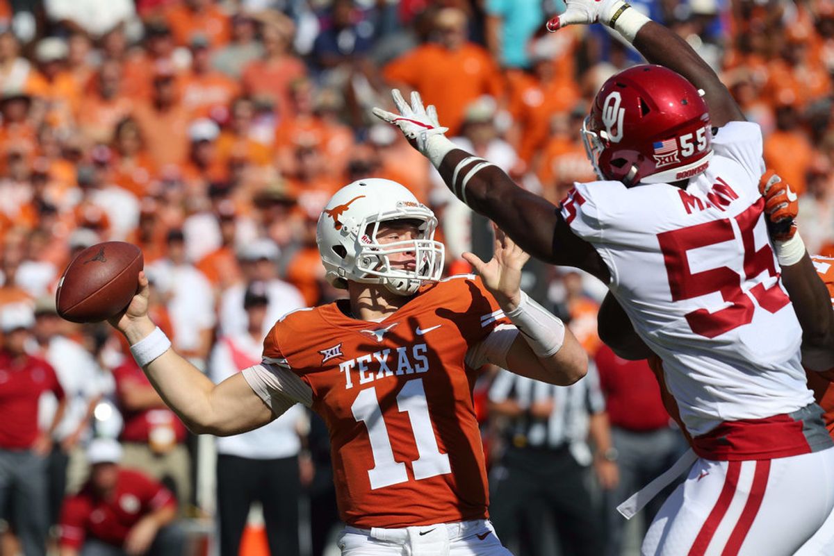 Sam Ehlinger of the Texas Longhorns