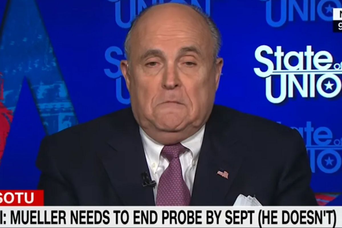 Rudy Giuliani REALLY Doesn't Want To Talk About FBI Agents Leaking Hillary Dirt Up His Ass In 2016