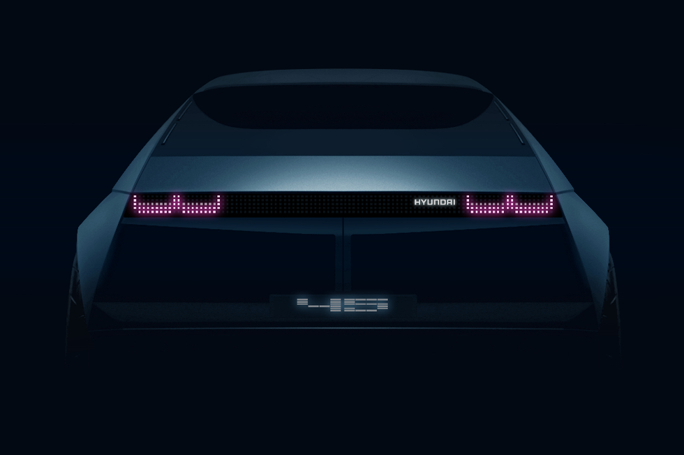 Teaser image of Hyundai 45 concept car