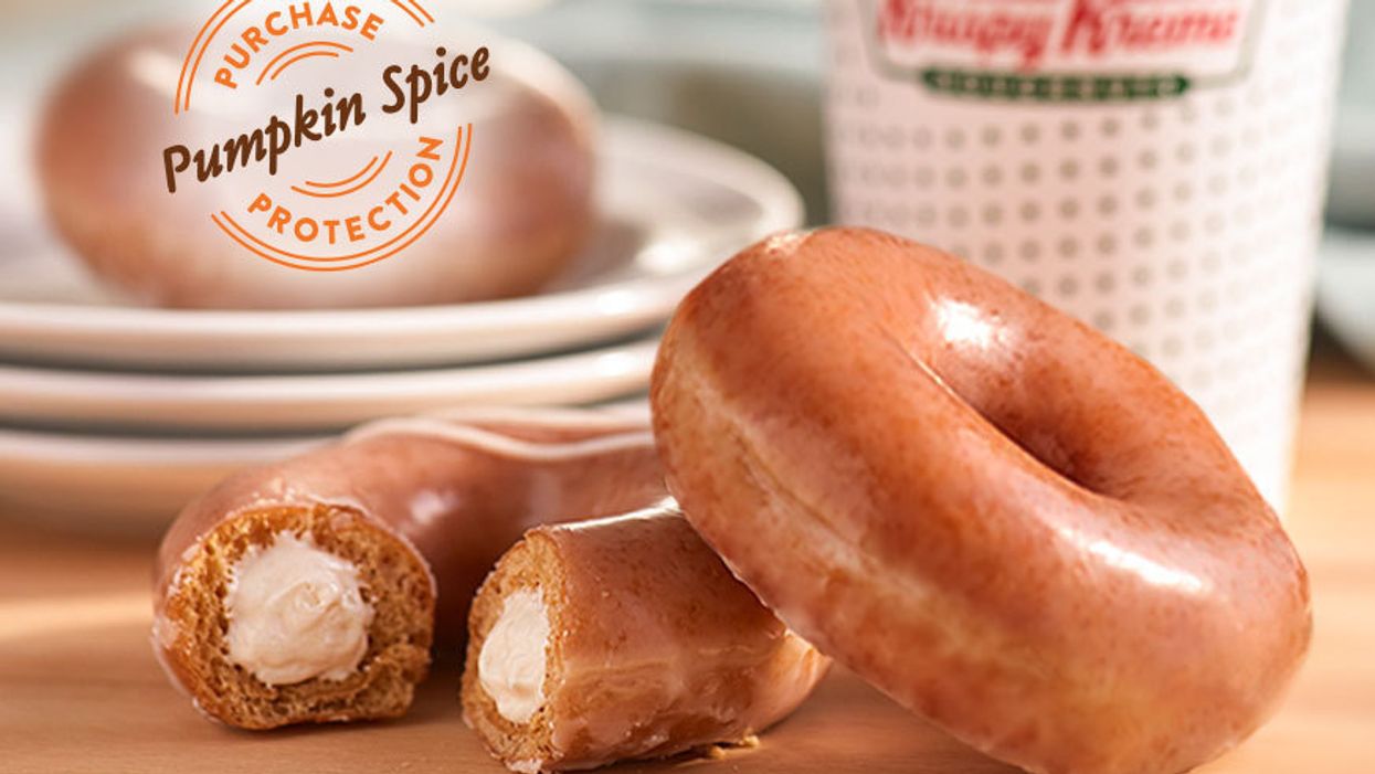 Krispy Kreme debuts two new pumpkin spice doughnuts you can get for free with trade-in deal