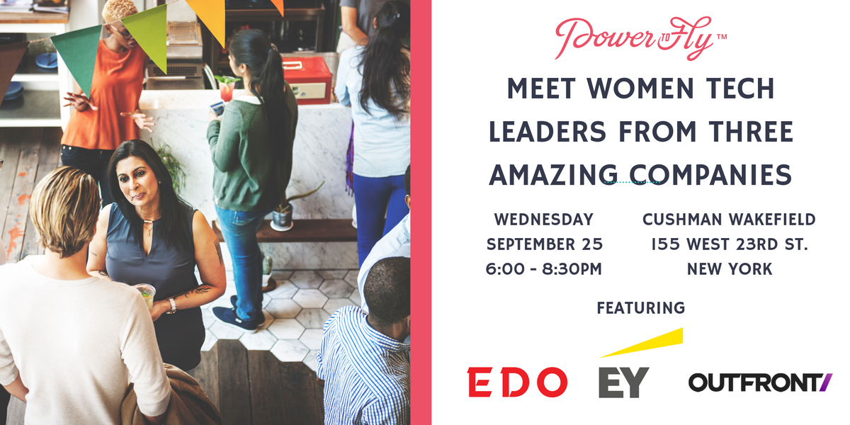 Meet Women Tech Leaders from Three Amazing Companies on 9/25