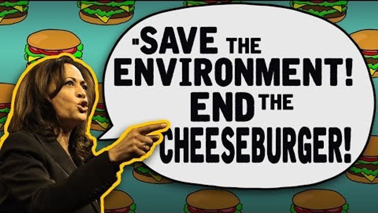 KAMALA HARRIS WANTS INCENTIVE TO EAT LESS MEAT: Government should encourage less cheeseburgers!