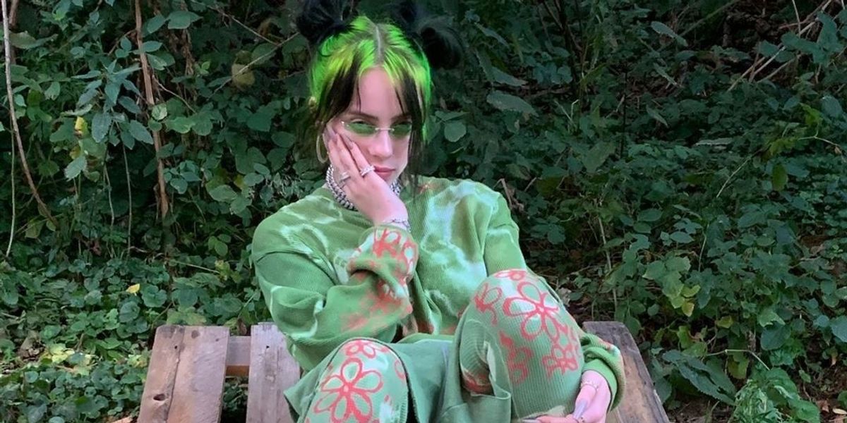Billie Eilish's Neon Roots Are a Fall Hair Trend In the Making