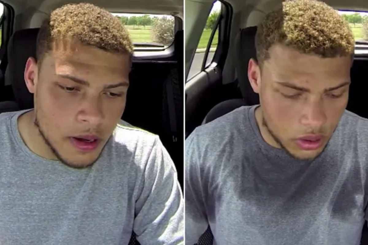 Football player locked himself in a hot car to show what it's like for dogs
