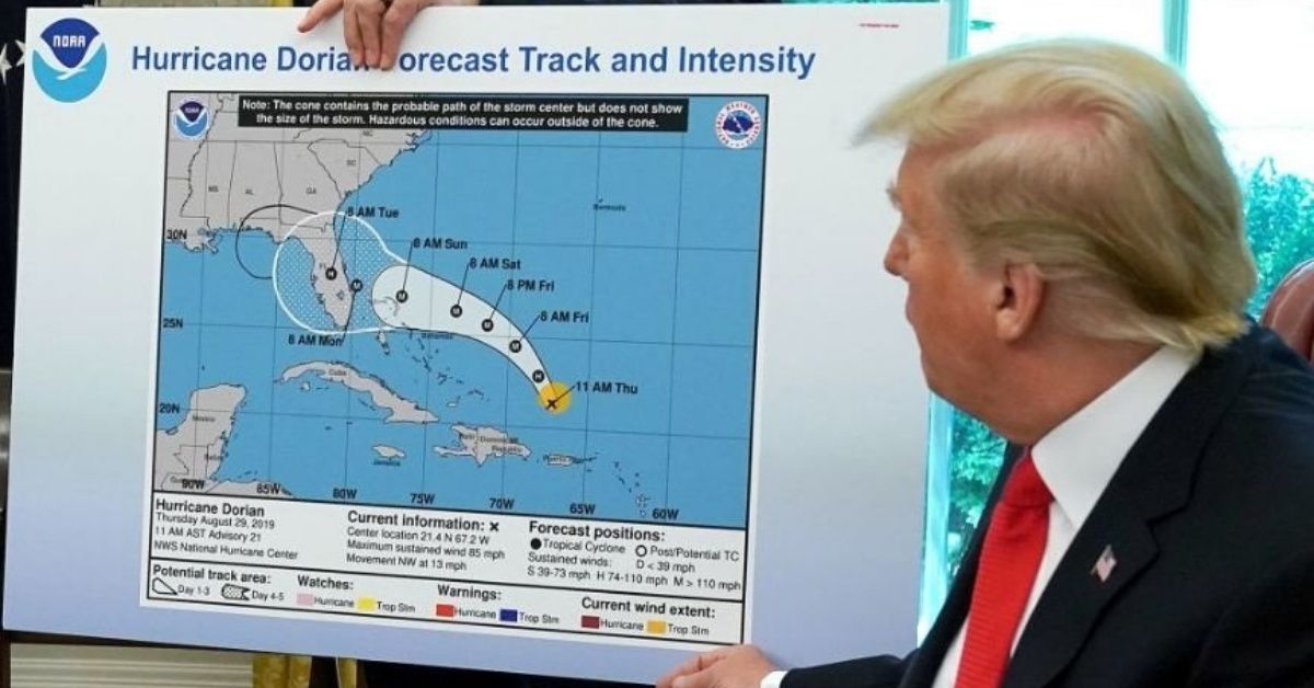 Trump Can't Stop Tweeting About Alabama And Hurricane Dorian, And Twitter Has Had Enough