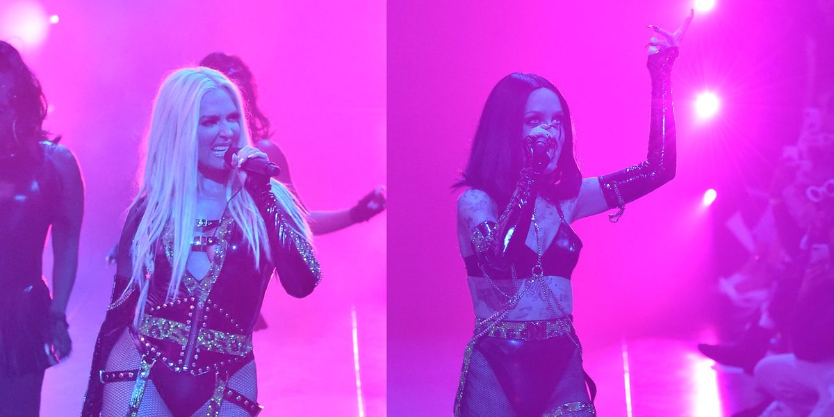Erika Jayne and Brooke Candy Performed at NYFW Together
