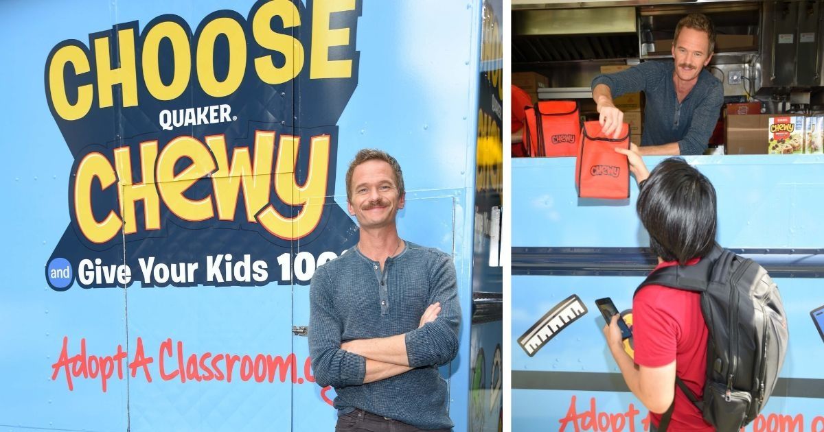 The 'legen—wait for it—dary' Neil Patrick Harris is pushing snack bars to help teachers