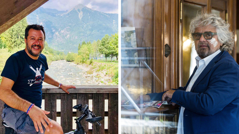 Così l’estate diversa dei figli di Salvini e Grillo ha condizionatoil ribaltone