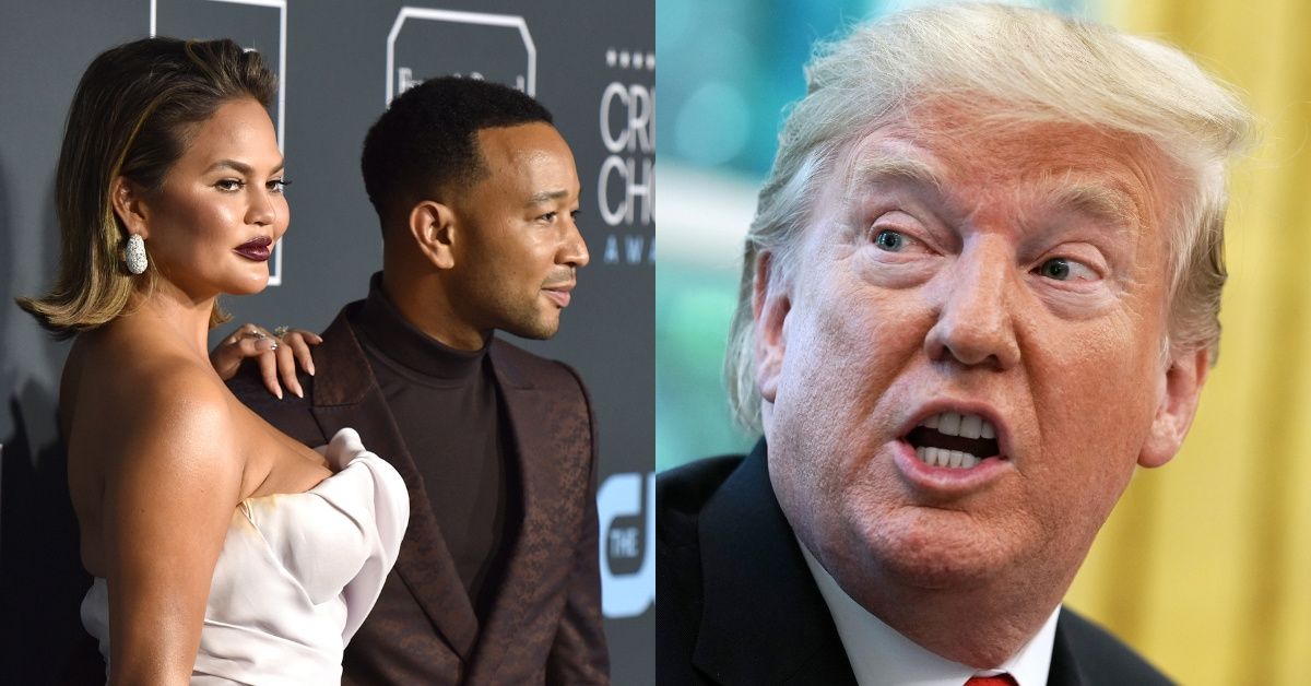 Chrissy Teigen And John Legend Hit Back At Trump After He Slams Them For Not Crediting Him For Criminal Justice Reform