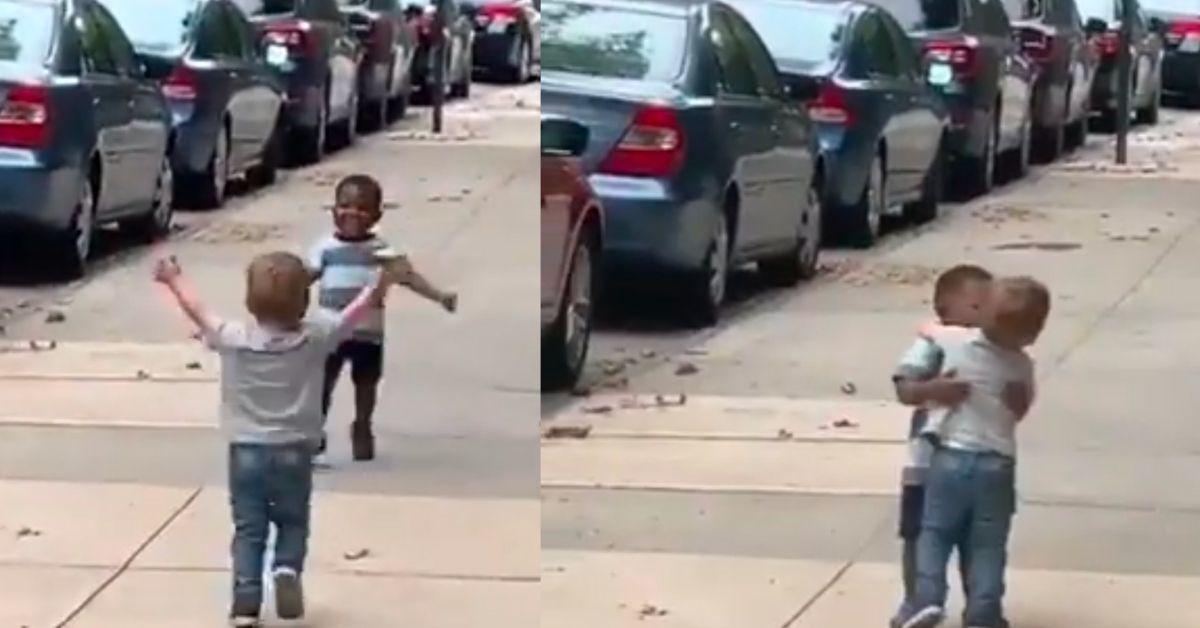 Viral Video Of Two Toddler Friends Running To Embrace Each Other Has Hearts Melting All Over Social Media