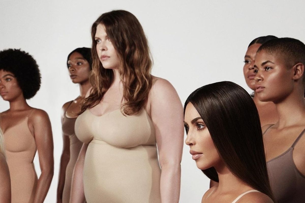 kristen uophørlige Formand Kim Kardashian Re-Names Kimono Brand 'Skims' After Criticism - PAPER