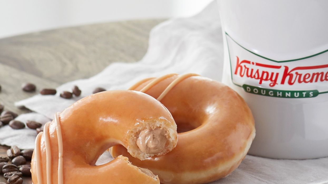 Krispy Kreme is serving coffee kreme doughnuts for one week only