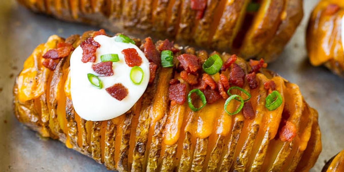 Hasselback Potatoes Recipe - Dinner at the Zoo