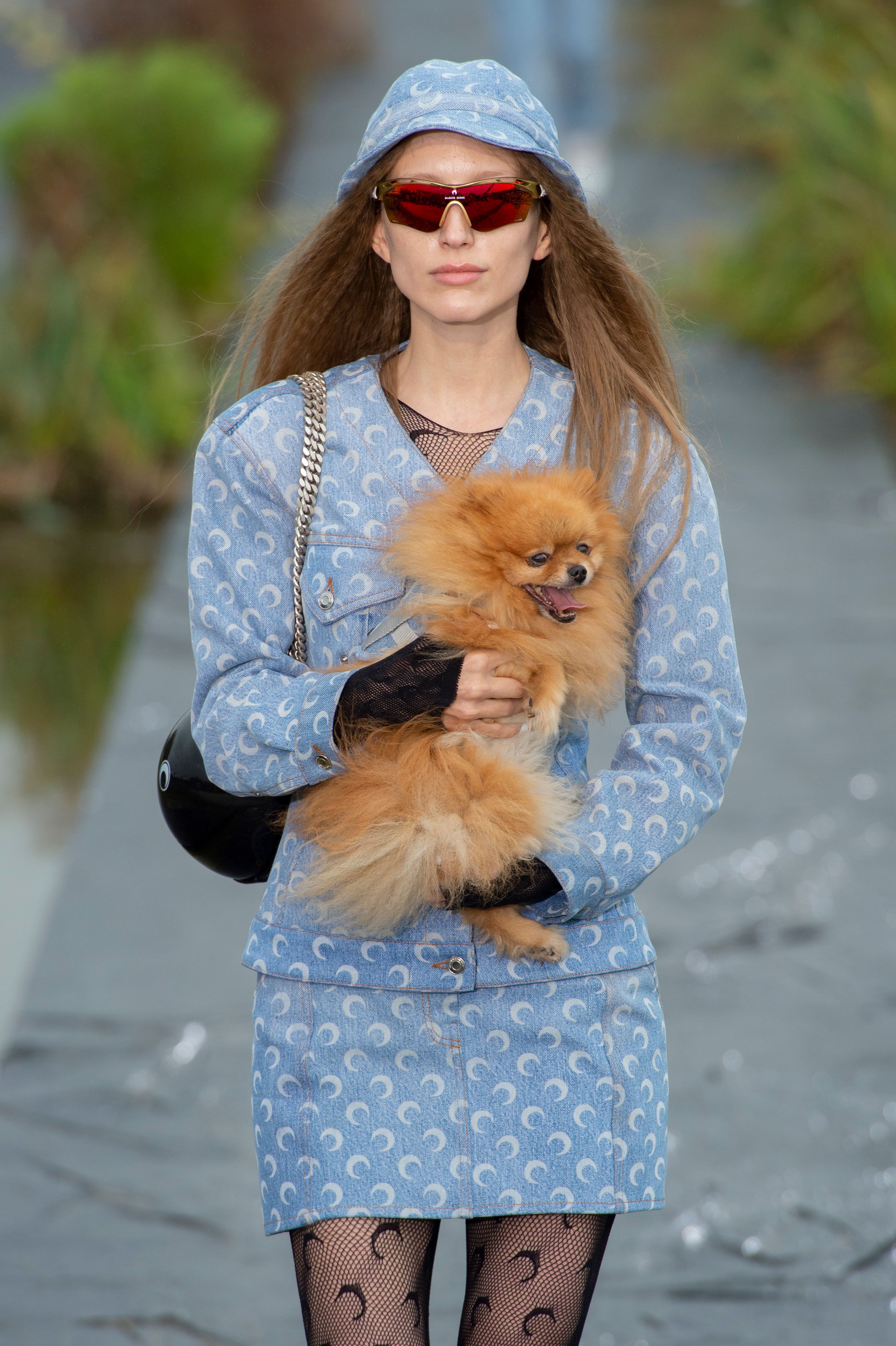 Marine Serre Included Dogs in Paris Fashion Week Show - PAPER Magazine