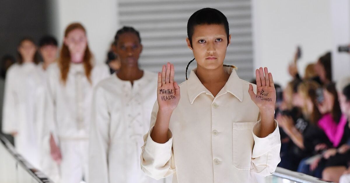 Gucci Model Stages Runway Protest Over 'Insensitive' Use Of Straitjacket-Like Outfits