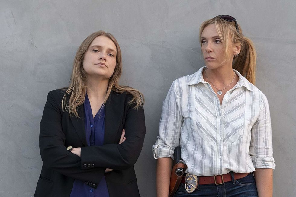 Merritt Wever and Toni Collette in Netflix's Unbelieveable