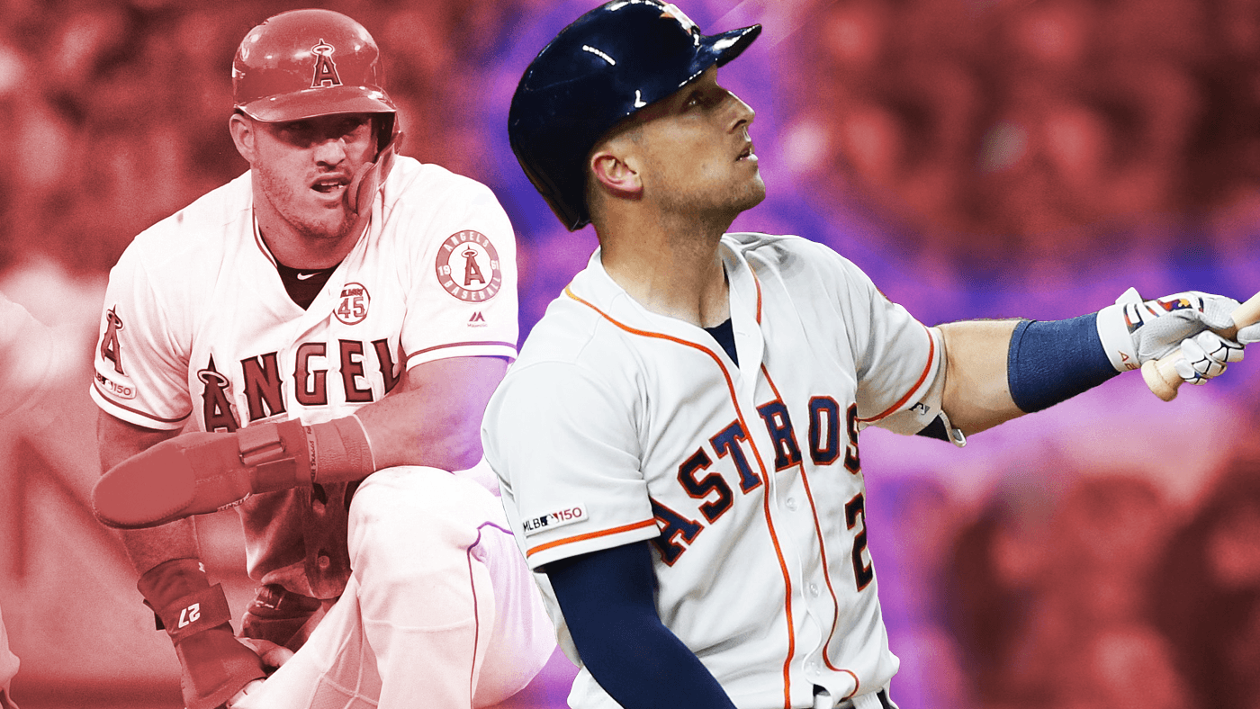 Angels Mike Trout and Astros Alex Bregman