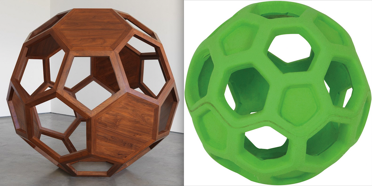 Enjoy These Side-by-Sides of Male Art and Cat Toys