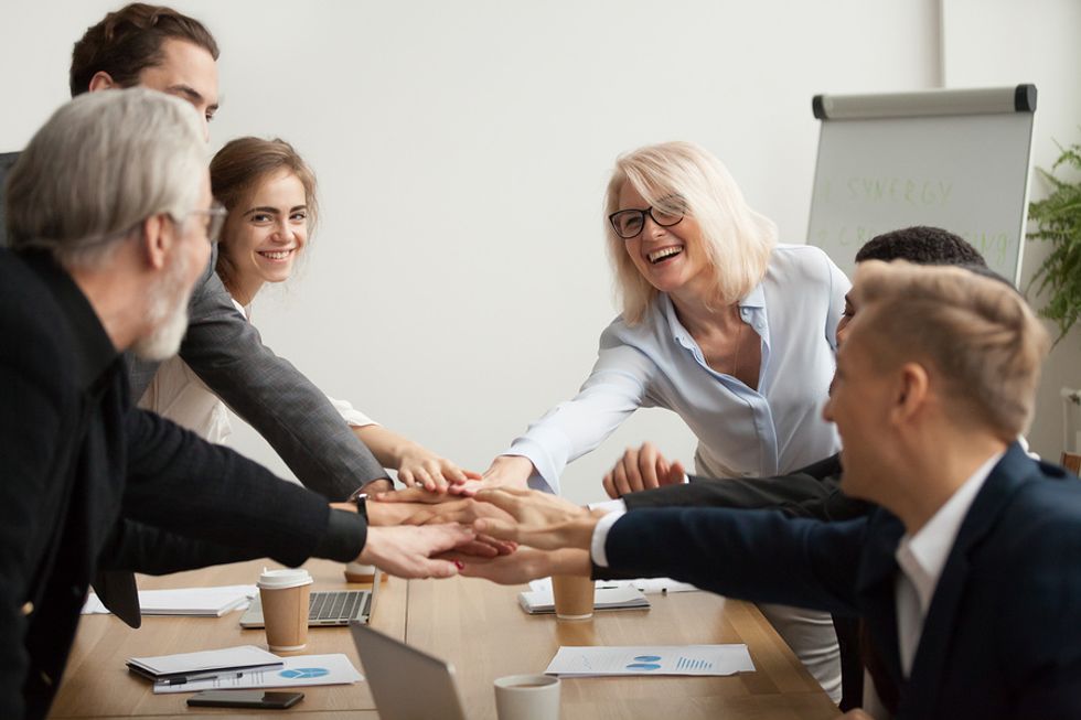 A good leader motivates others at work