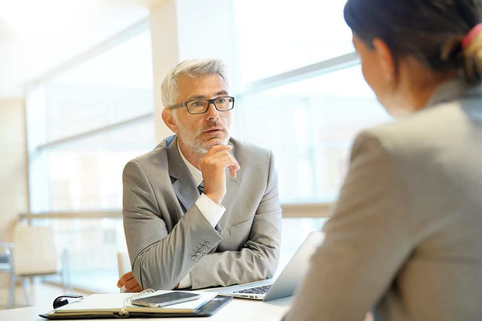 A leader demonstrates his good listening skills