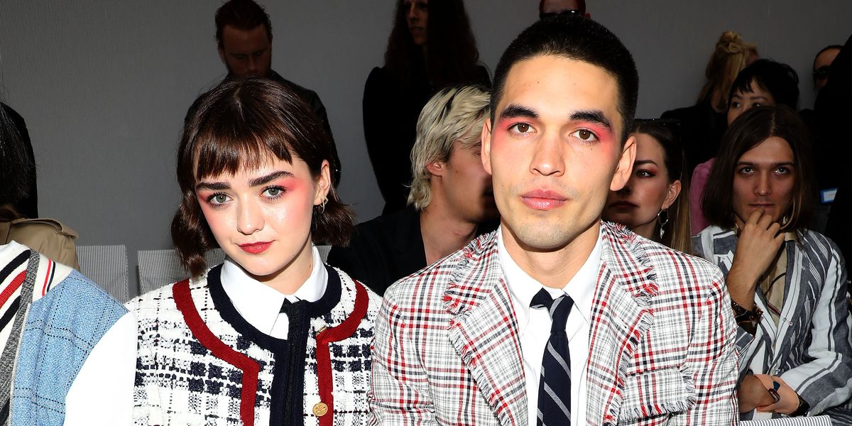 Maisie Williams and Reuben Selby Wore Matching Eyeshadow
