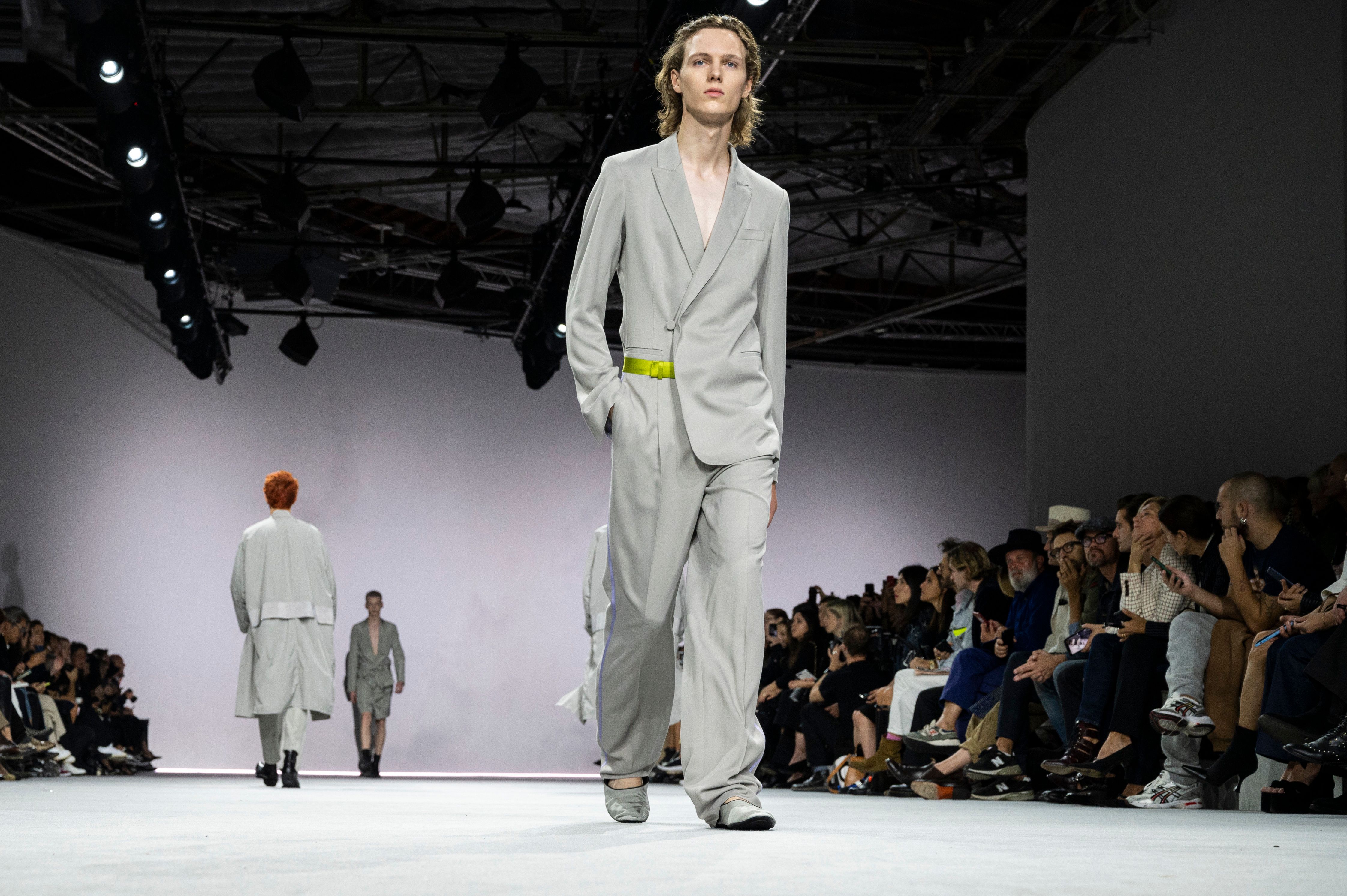 Haider Ackermann Played With Androgynous Suiting in Paris - PAPER