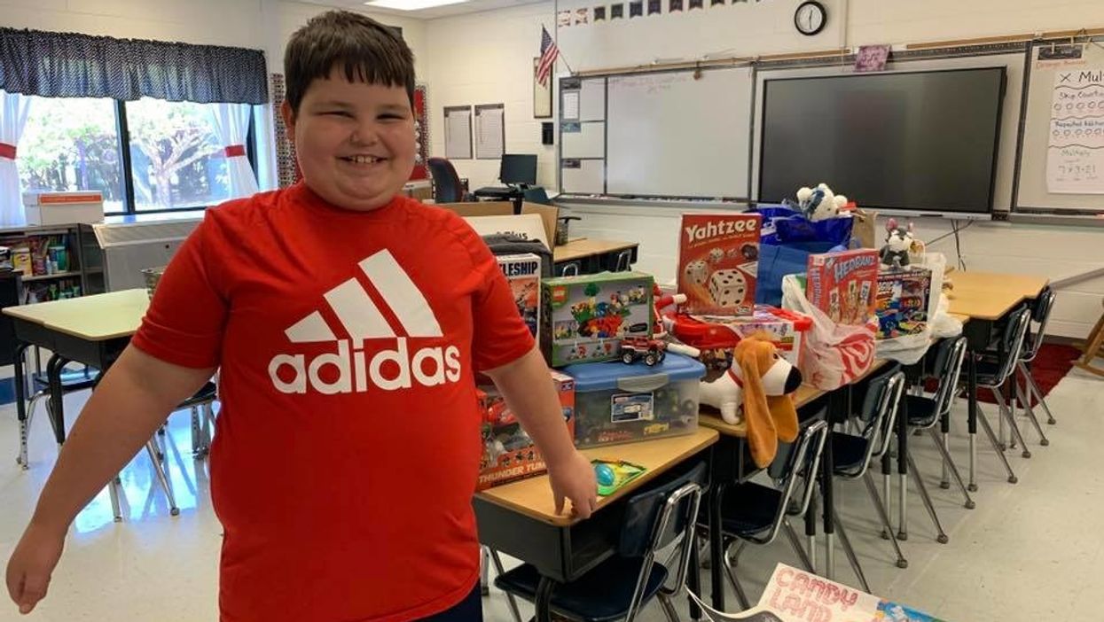 Tennessee third graders surprise classmate who lost everything in a house fire with toy drive