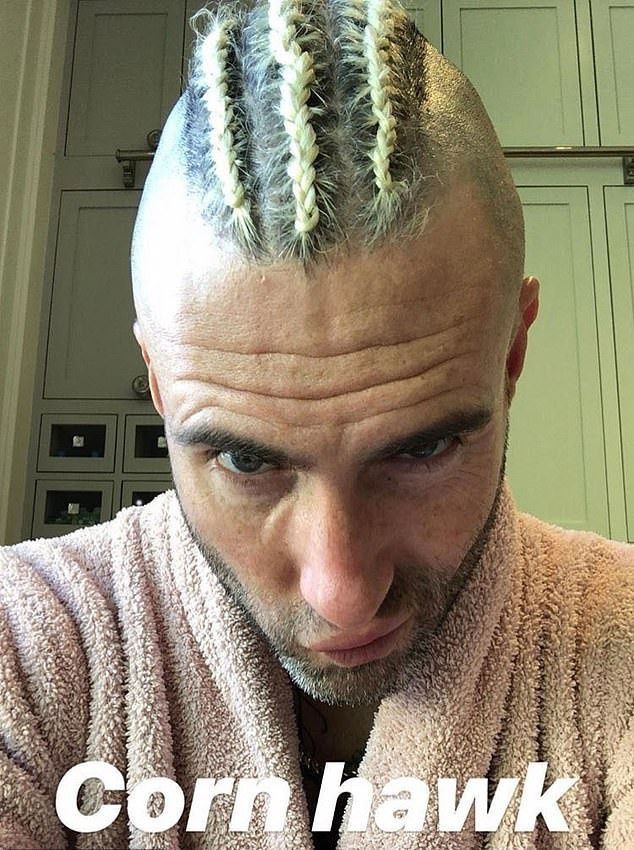 Adam levine online haircut