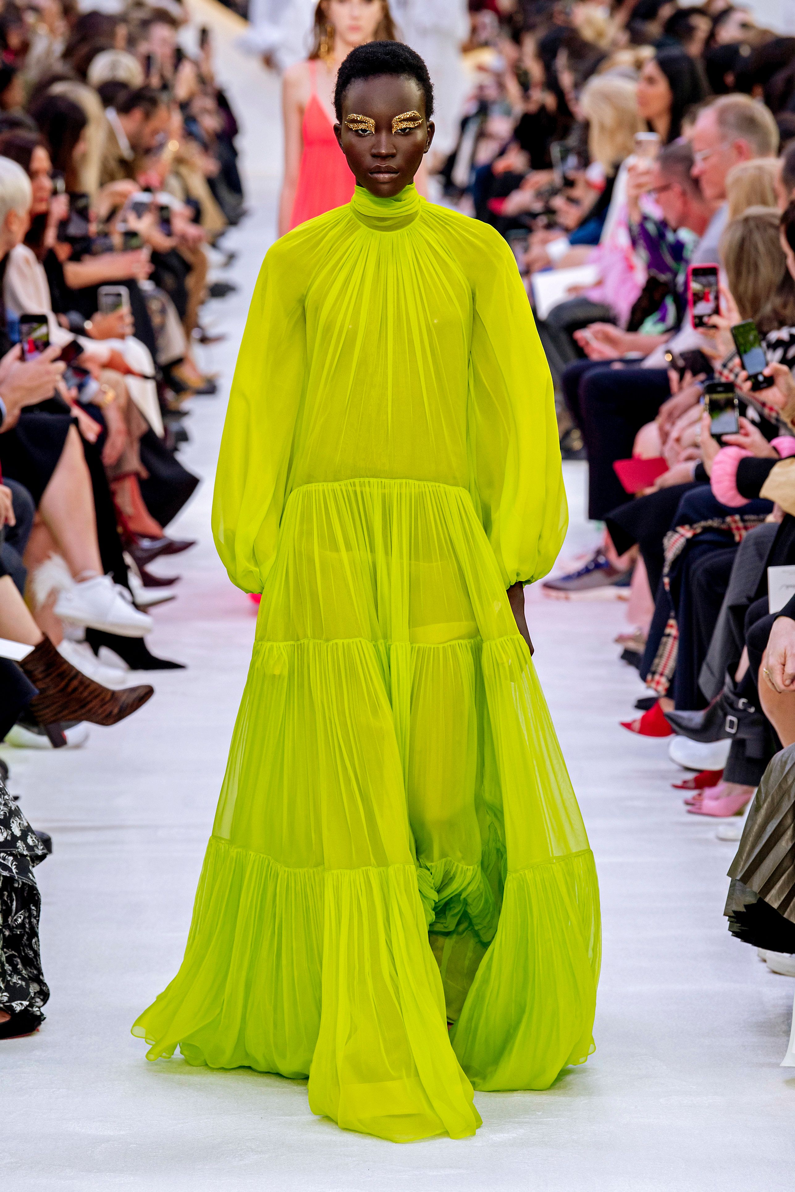 valentino neon dress