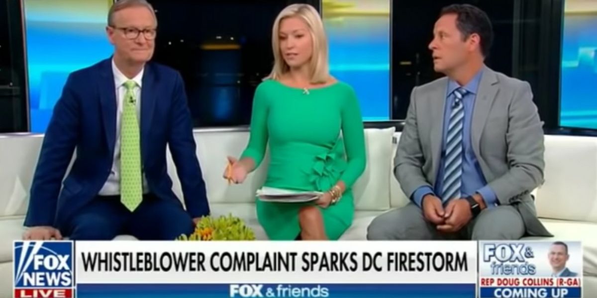 Watch 'Fox & Friends' Hosts Do Everything In Their Power Not To Say 'Server' When Talking About Trump's Codeword-Secured White House Server