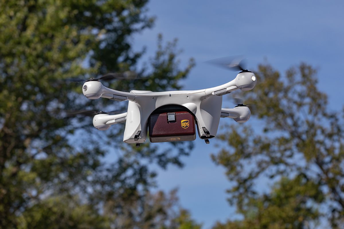 UPS delivery drone