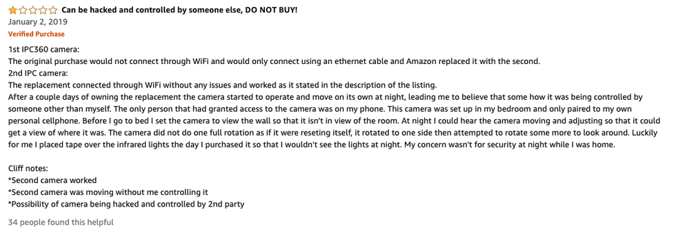 Amazon review screenshot