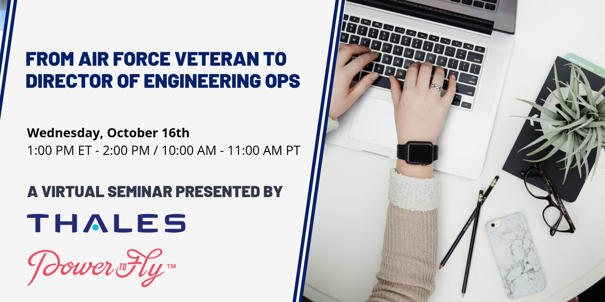 From Air Force Veteran to Director of Engineering Ops