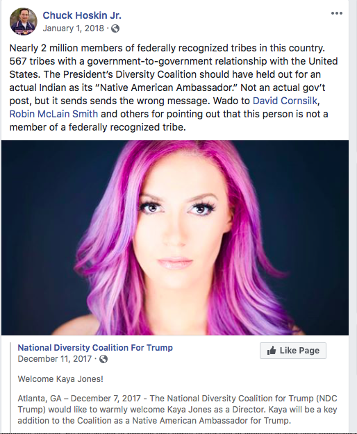 kaya jones trump