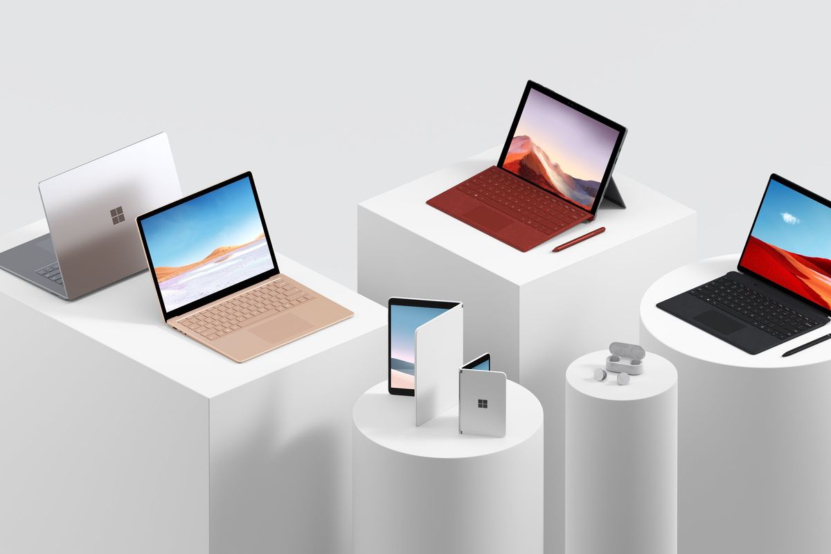 Microsoft Surface range for 2019 and 2020