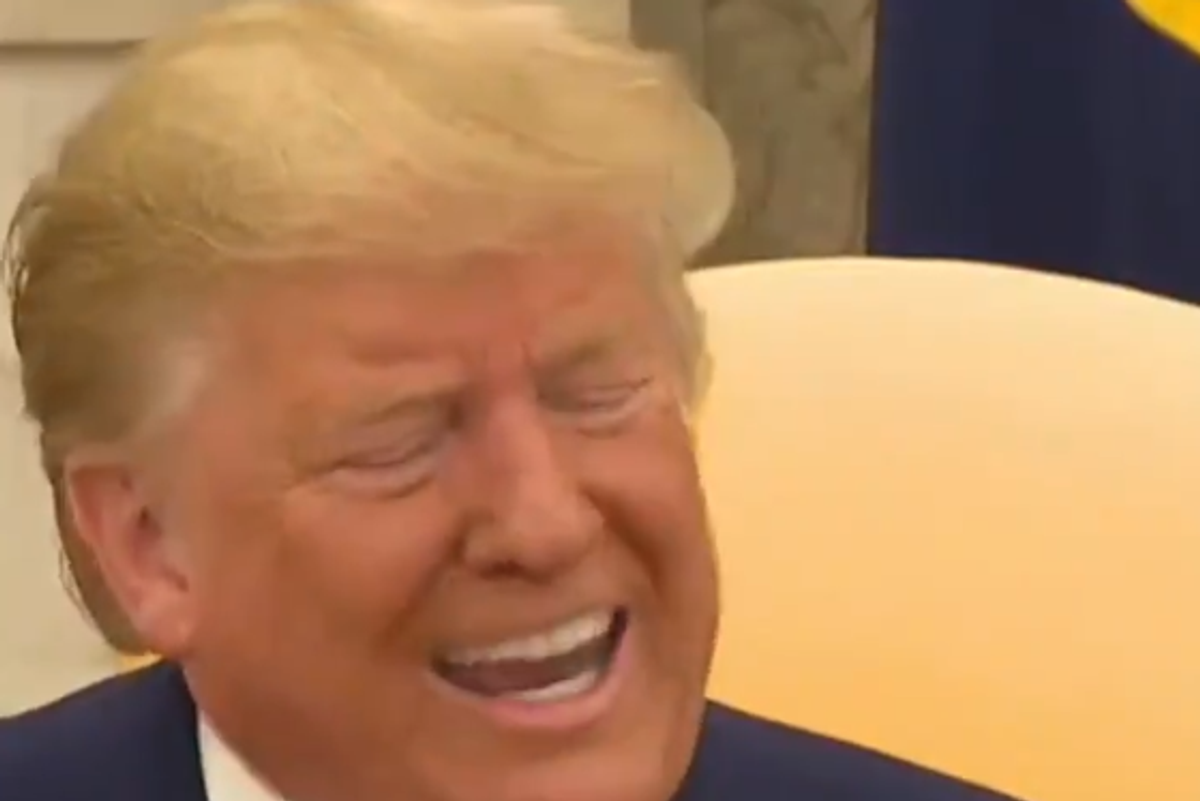 President BrainStupid Handling Impeachment Well Today