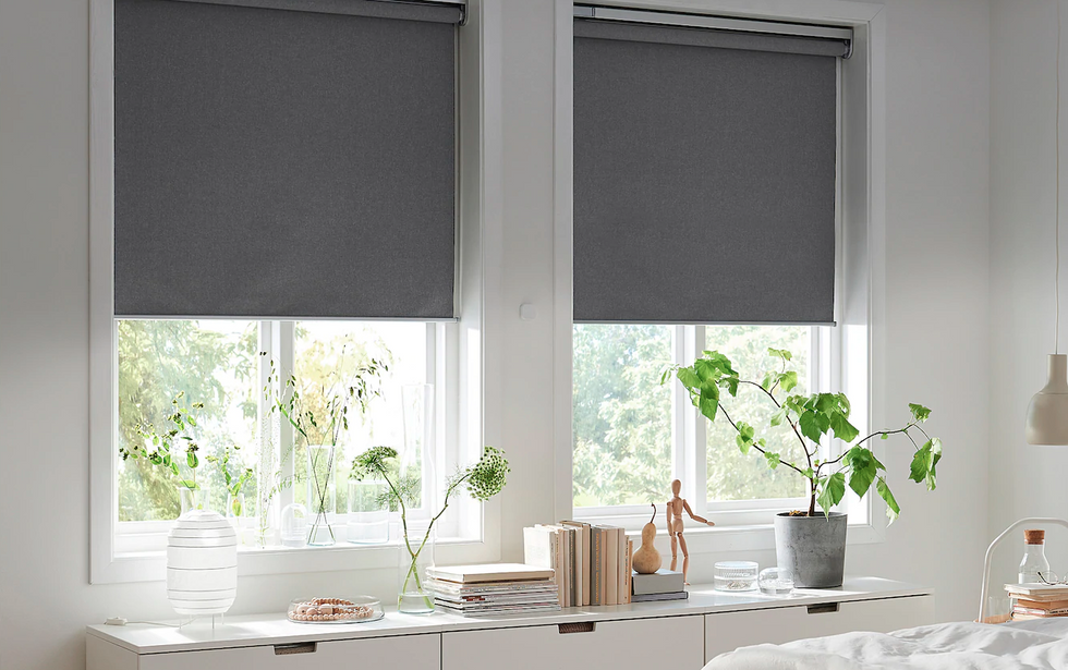 FYRTUR IKEA イケア FYRTUR フィルトゥール 遮光ローラーブラインド, ワイヤレス